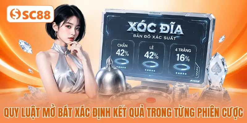 Quy luật mở bát xác định kết quả trong từng phiên cược